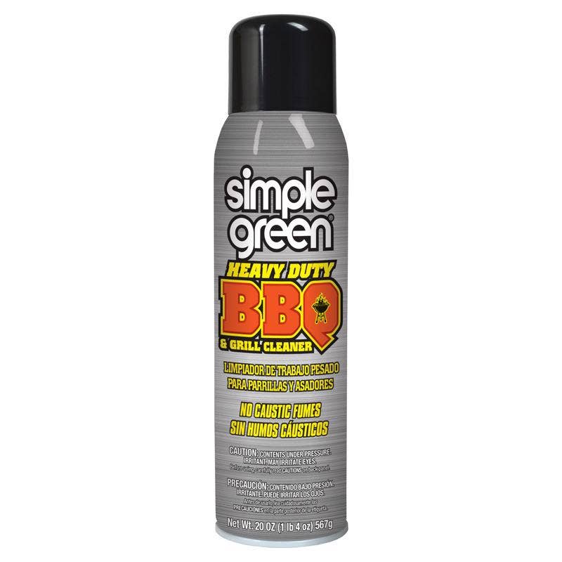 Simple Green Scent-Free BBQ Grill Cleaner Foam, 20 oz, 12-Pack