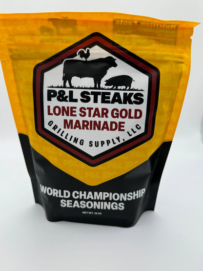 P & L Steaks | The Lone Star Gold Marinade
