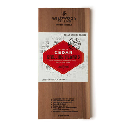 Wildwood Grilling | 2-Pack of Large 7"x15" Grilling Planks for Salmon & Chicken