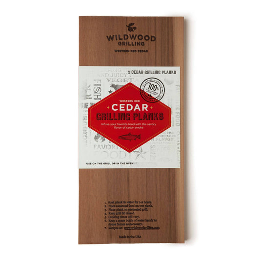Wildwood Grilling | 2-Pack of Large 7"x15" Grilling Planks for Salmon & Chicken