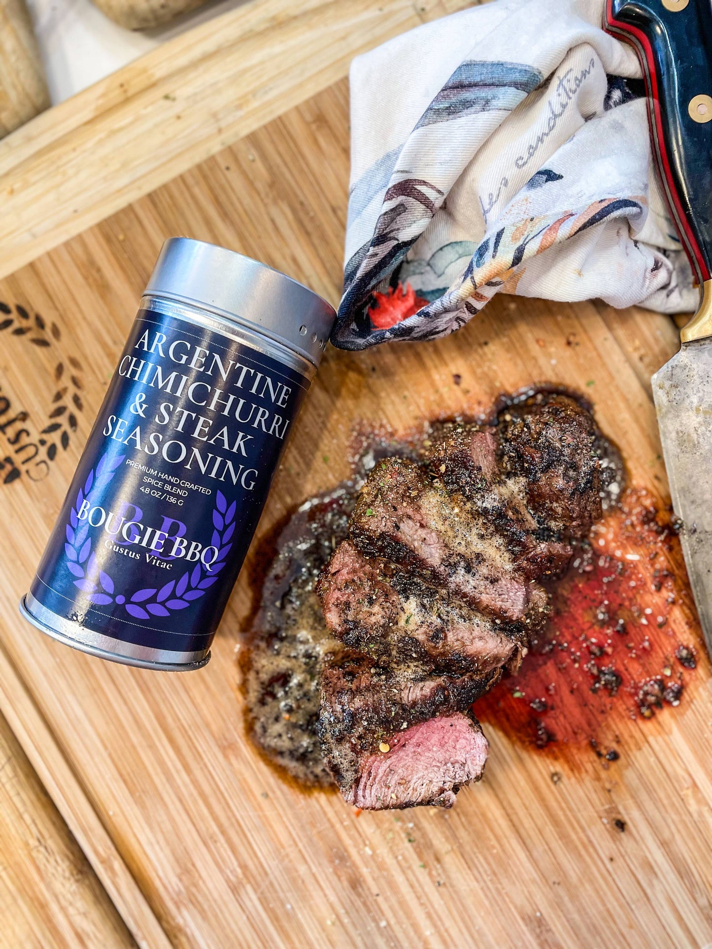 Gustus Vitae Bougie BBQ | Argentine Chimichurri & Steak Seasoning