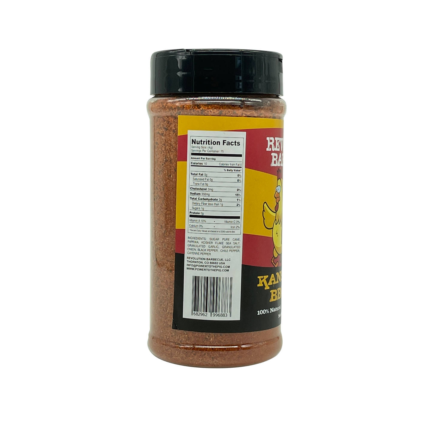 Revolution BBQ | Kansas City BBQ Rub 100% Natural Gluten Free GMO Free