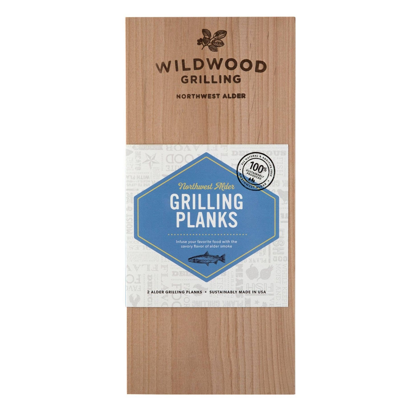 Wildwood Grilling | 2-Pack of  5"x11" Grilling Planks (6 Flavors Available): Cedar