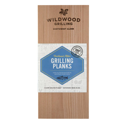 Wildwood Grilling | 2-Pack of  5"x11" Grilling Planks (6 Flavors Available): Cedar