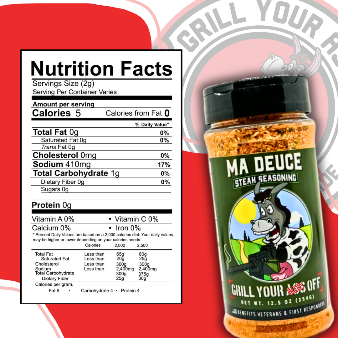 Grill Your Ass Off | Ma Deuce Steak Seasoning