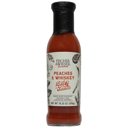 Peaches & Whiskey BBQ Sauce - NEW LABEL