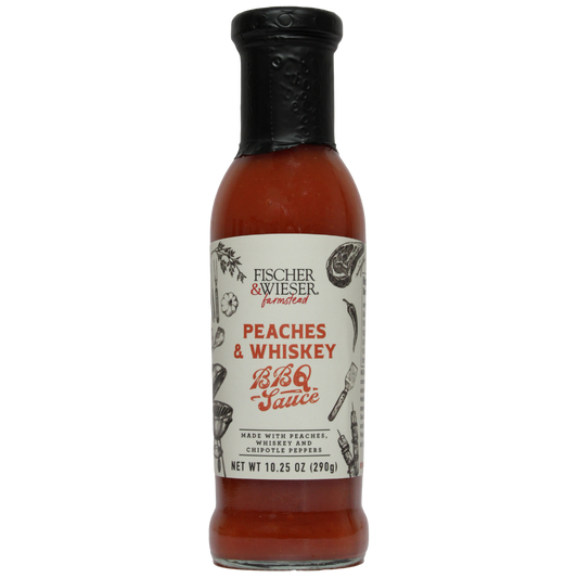 Peaches & Whiskey BBQ Sauce - NEW LABEL