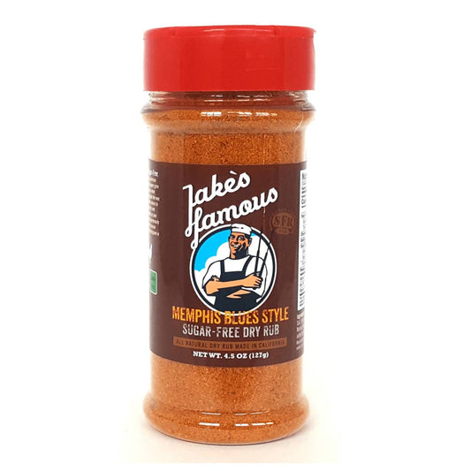 Jake's Famous | Memphis Style No Sugar BBQ Rib Rub 5 Ounce