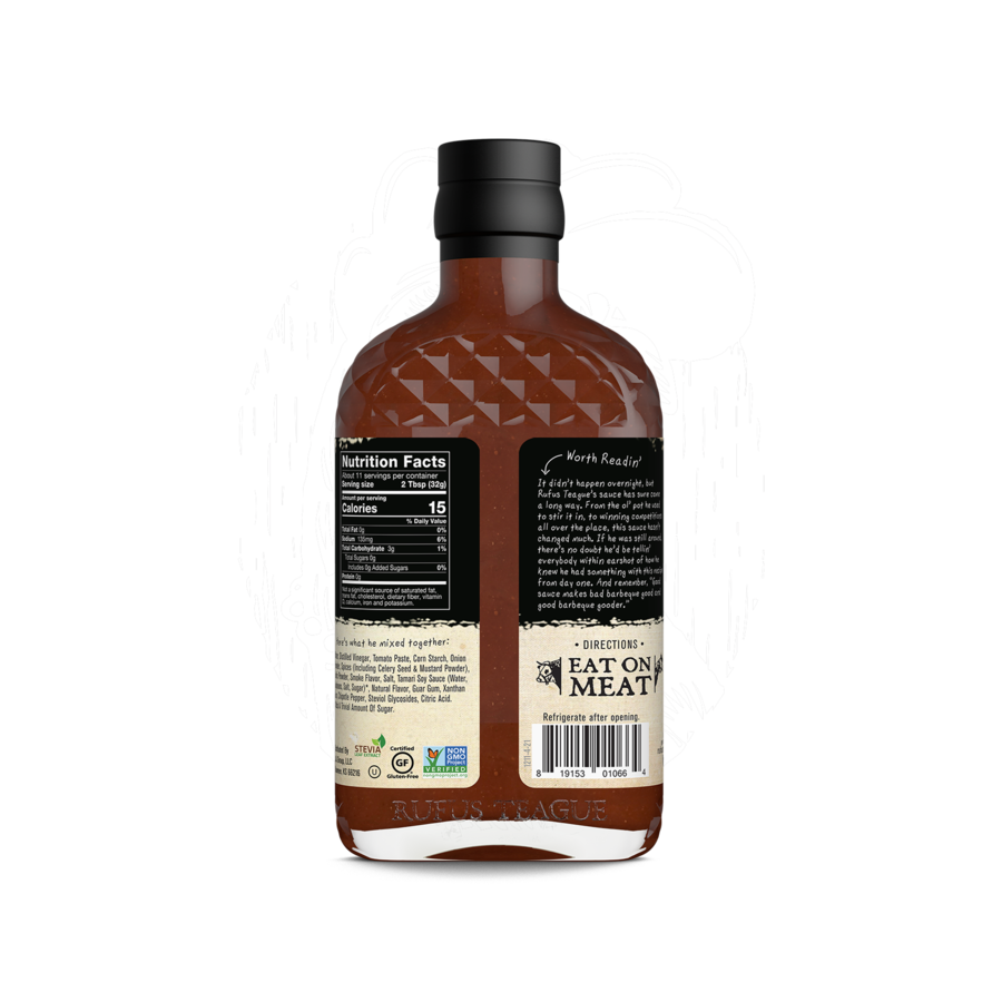 Rufus Teague | Made Some Sauce Slim N' Sweet Sugar Free BBQ Sauce