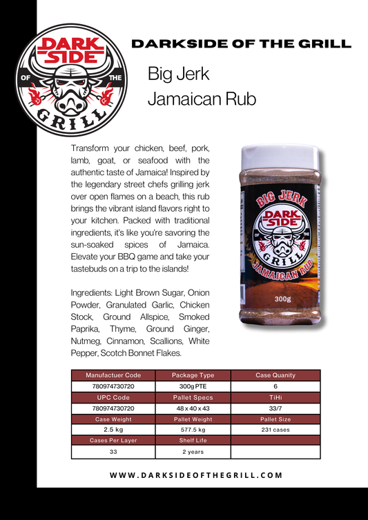 Darkside of the Grill | Big Jerk Jamaican Rub 
