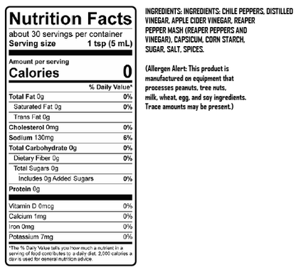 Cackalacky | Pepper Sauce Super Extra Hot 5oz