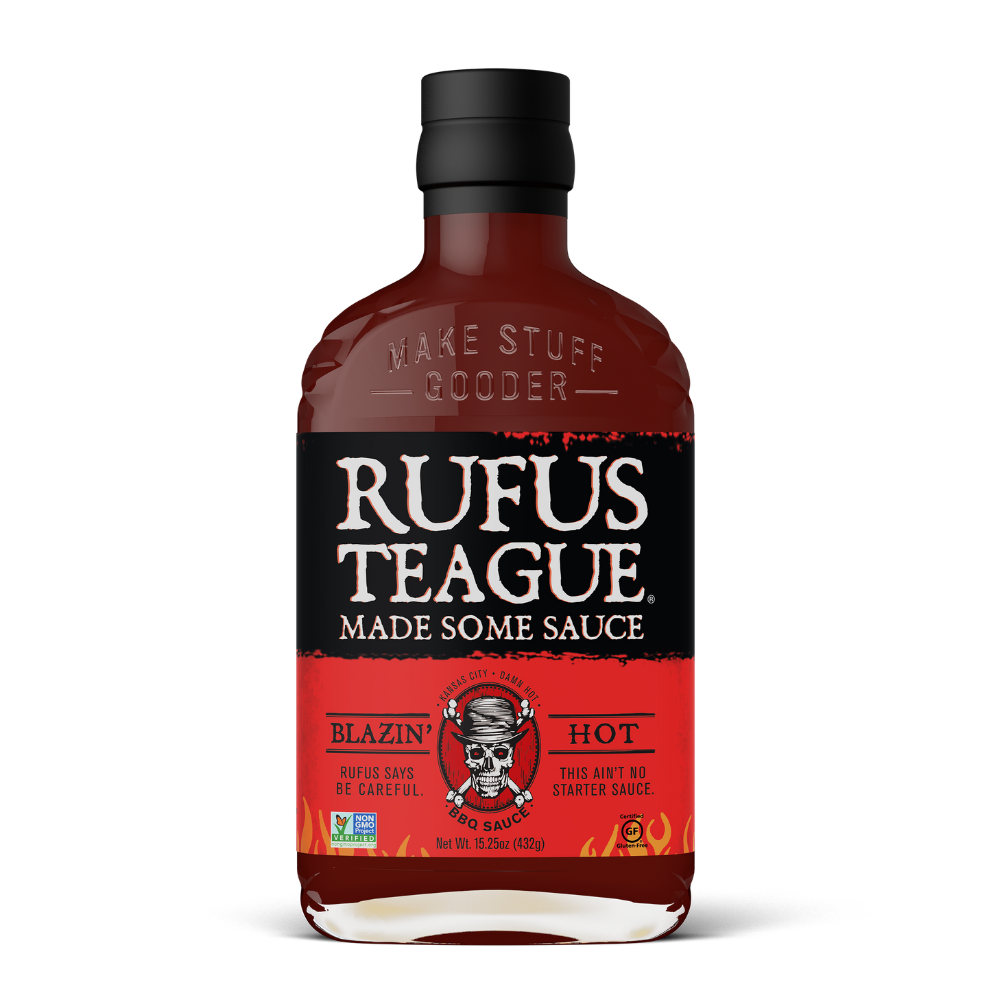 Blazin' Hot BBQ Sauce: 15.25oz