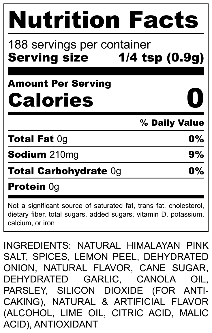 Hi-West | Tequila Lime Pepper Seasoning