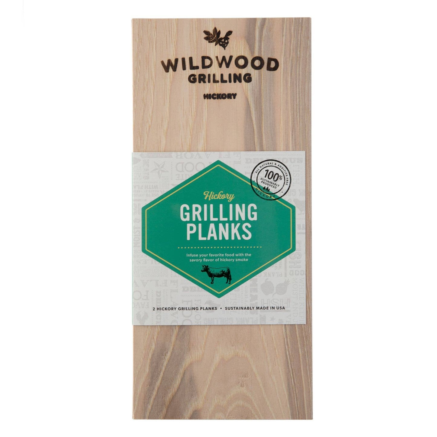 Wildwood Grilling | 2-Pack of  5"x11" Grilling Planks (6 Flavors Available): Cedar