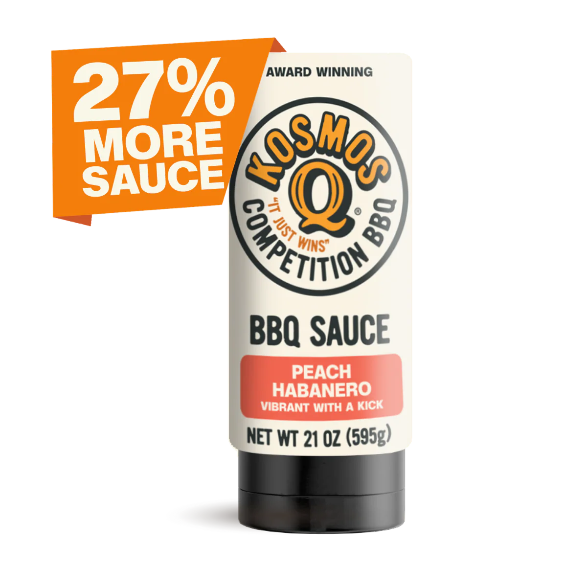 Kosmos Q | Peach Habanero BBQ Sauce - New Size!