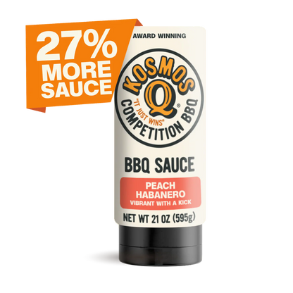 Kosmos Q | Peach Habanero BBQ Sauce - New Size!