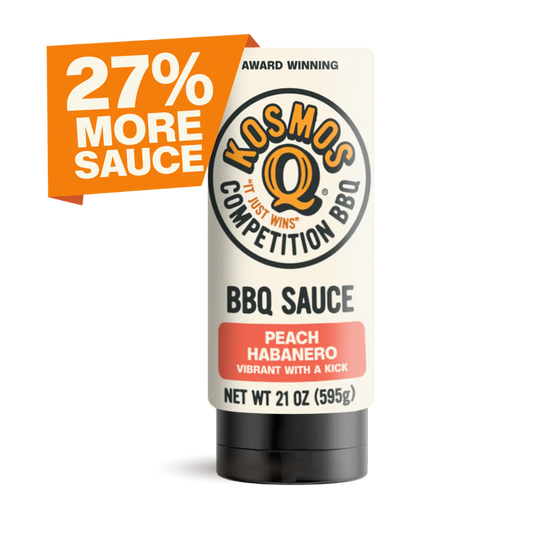 Kosmos Q | Peach Habanero BBQ Sauce - New Size!